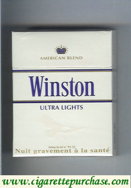 Winston Ultra Lights 25 cigarettes American Blend